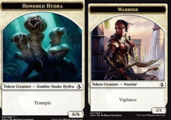 Honored Hydra (007) // Warrior (017) Double-Sided Token